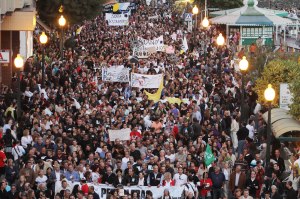Manifestación en Lanzarote